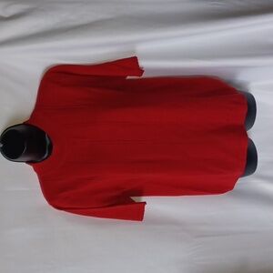 Euro-Flash Vintage Short Sleeve Red Sweater